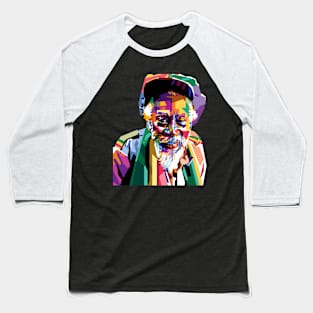 Bunny Wailer Pop Art Baseball T-Shirt